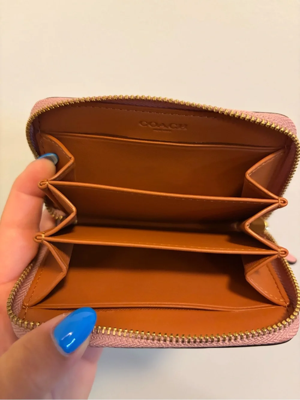 Coach glossy patent